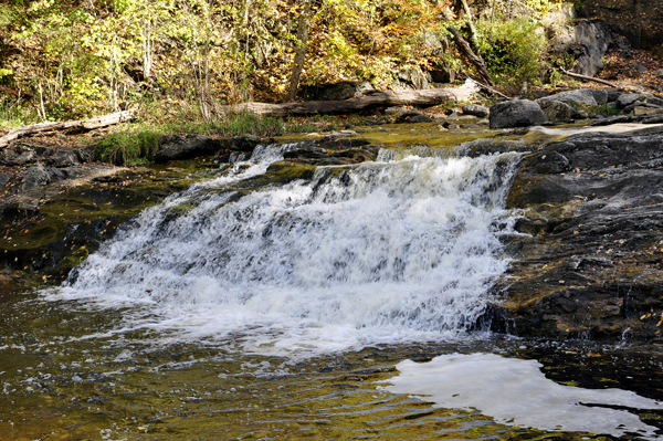 the bottom layer of Kent Falls